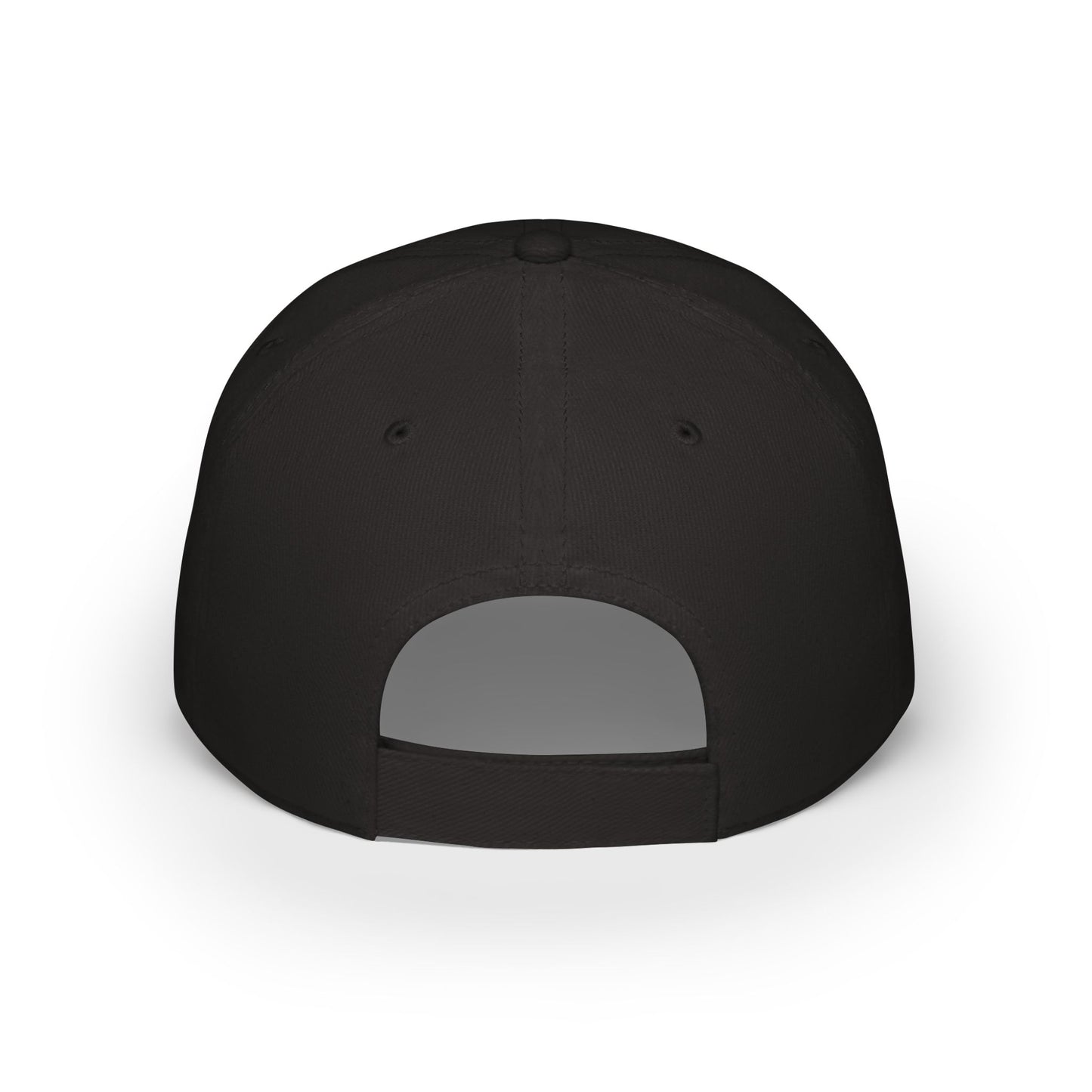 Shattered Low Profile Baseball Cap — "Broken Is Still Art" Gothic Logo