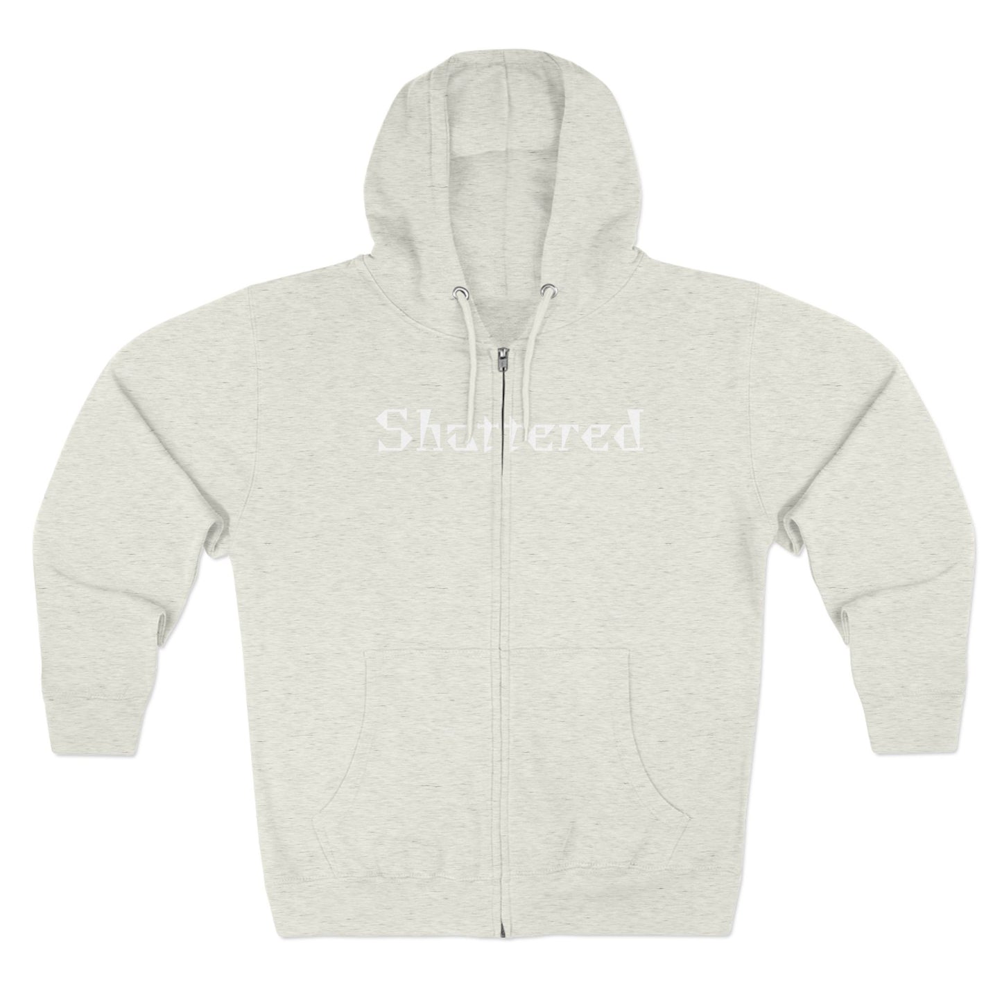 "Shattered"- Zip up Hoodie